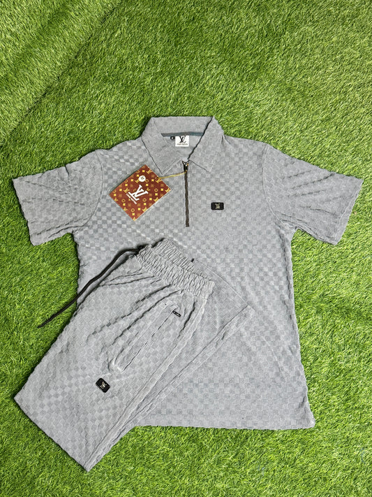 SANTINO LUXURY RELAXED TWINSET IN GREY