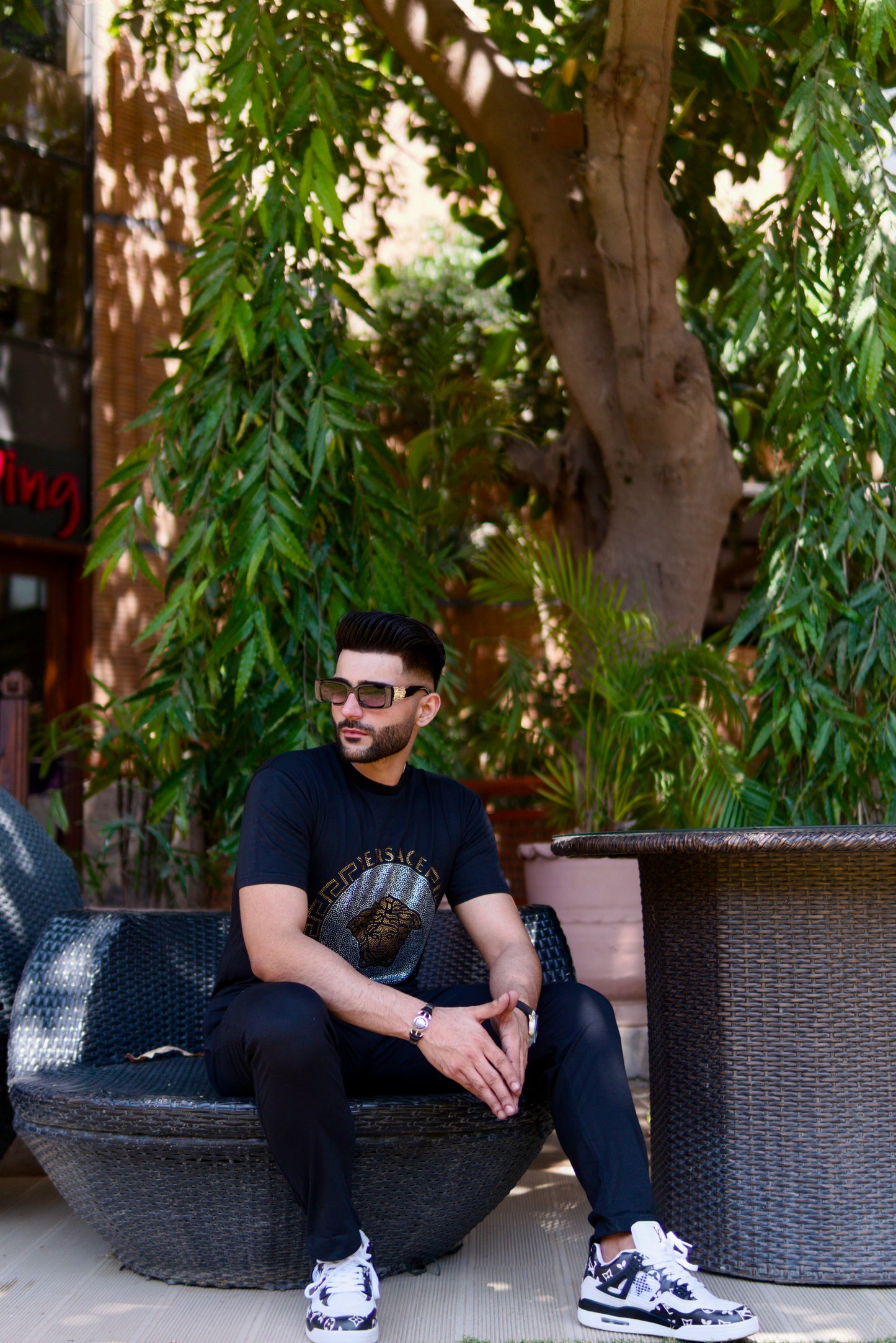 STONEWORK TSHIRT IN BLACK