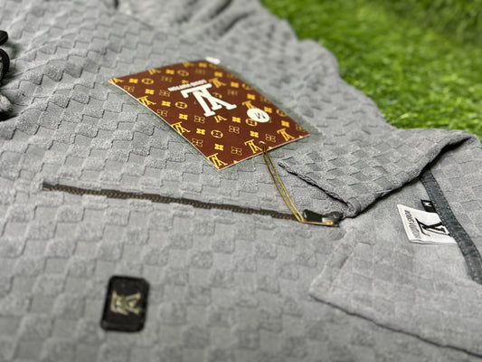 SANTINO LUXURY RELAXED TWINSET IN GREY